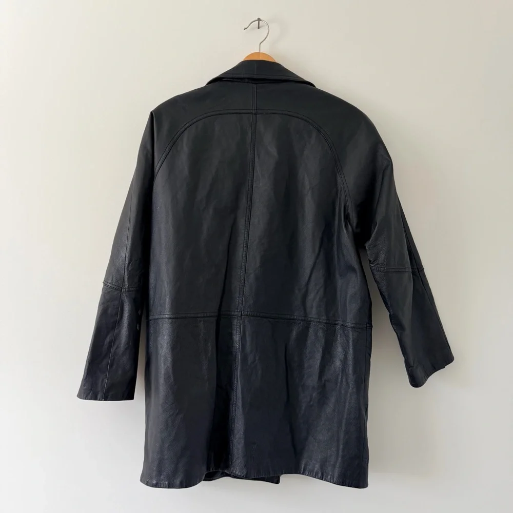 Vintage Black Leather Jacket